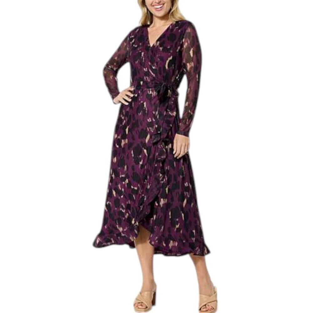C Wonder Christian Siriano Mesh Wrap Dress Size XL New